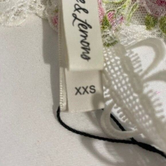 For Love & Lemons Trellis Rose Garter Belt New Womens XXS - Picture 10 of 14